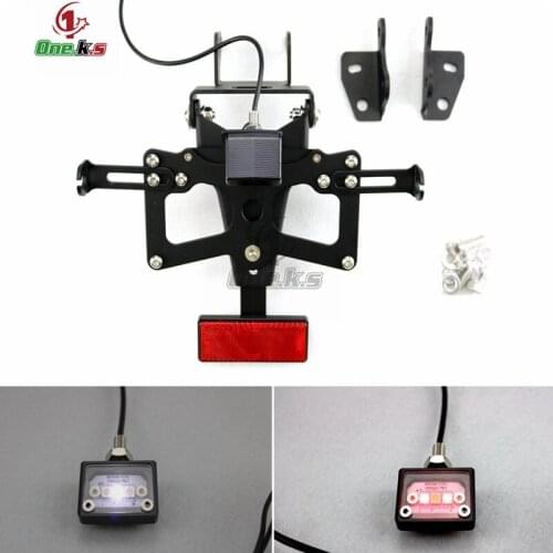 Motorcycle Tail Mount License Plate Bracket Rear Bracket Accessories For KAWASAKI Z300 2014 2015 2016 2017