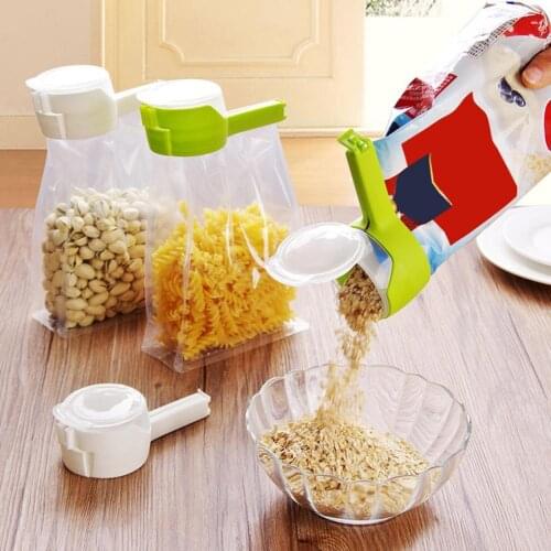 Sealing Clamp DIY Convenient Effective Food Storage Clip Snack Sealing Clamp with Lid for Kitchen Sealing Clamp