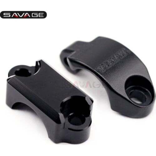Brake/Clutch Master Cylinder Clamp Bracket Cover For Dirt Bike Handlebar Bar Clamp Cap Off-Road Motorcycle Accessories CNC