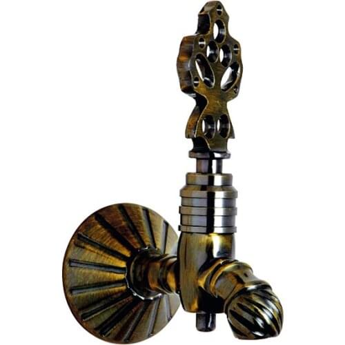 1/2 Sarıklı Osmanlı Musluğu Aç-Kapa Antik