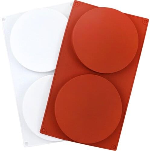 2-Disc Silicone Cake Mold Chocolate Cookie Mold Xg349