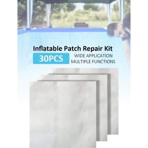 30PCS Patch Repair Kit Inflatable Durable Pool Repair Tape Air Mattress Patch Kit for Swimming Pool Liner