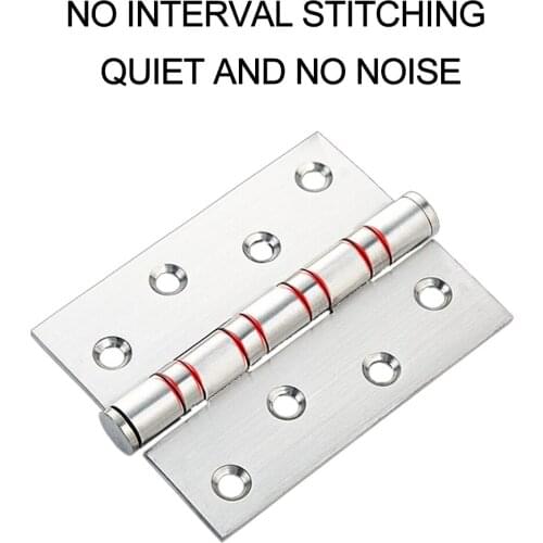 4 Inch stainless steel Door Folding Hinge with Screws Living Furniture Cabinet Door Hardware Hinge 4 HolesHardware Accessories