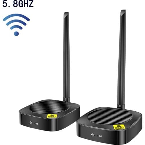50M 5.8GHz Wireless HDMI Transmitter and Receiver Wireless HDMI Extender Kit For TV Projector Support Up to 1080p@60Hz