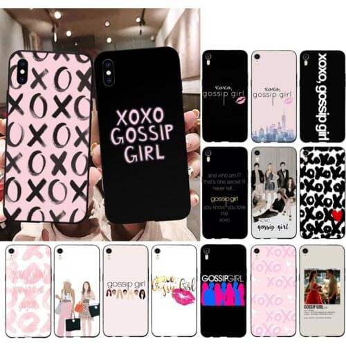 FHNBLJ TV Gossip Girl Phone Case for iPhone 11 12 pro XS MAX 8 7 6 6S Plus X 5S SE 2020 XR cover