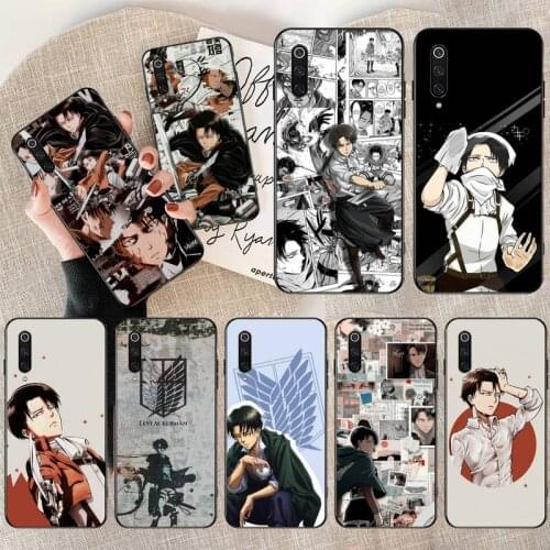 Anime Attack On Titan Levi Ackerman Phone Case for Xiaomi Mi Note 10 Lite Mi 9T Pro xiaomi 10 10 CC9 Pro 9SE