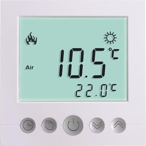 Thermostats Digital Underfloor Heating Thermostat for Electric Heating System Floor Air Sensor Temperature Controll