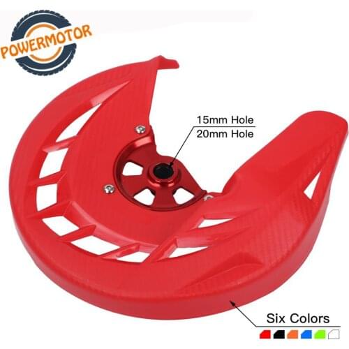 Motorcycle Front Brake Disc Gaurd Protector For CR125 CR250 04-07 CRF250R CRF450R 2004-2016 MX Motocross Dirt Bike Offroad