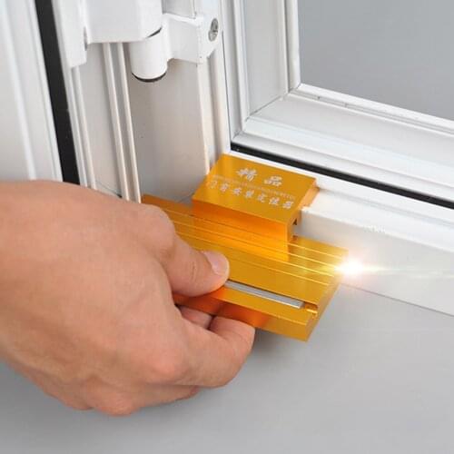 2 PCS Door Window Installation Tool Aluminum Alloy Home Office Hotel Door Window Positioning Tool Quick Installation Tools