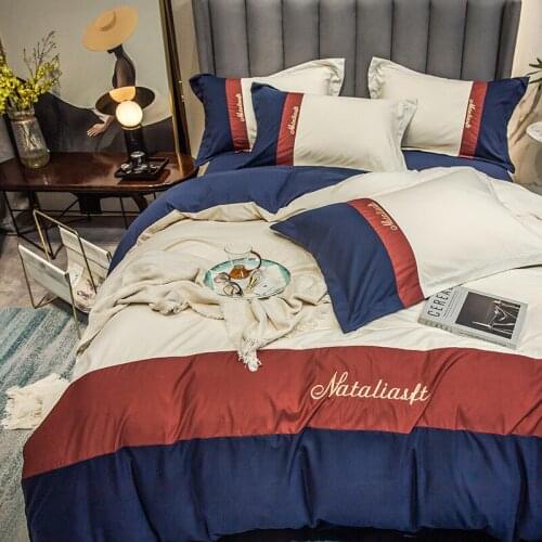 LOVINSUNSHINE Duvet Cover King Size Queen Size Comforter Sets Solid Color Pink Bedding Set