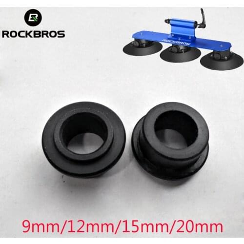 ROCKBROS 1pair 9mm 12mm 15mm 20mm Hub Adapters for Bicycle Roof-Top Car Rack Hub Convertors Bike Carrier Quick Installation