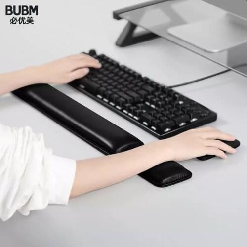 BUBM Wrist Rest Mouse Pad,Wrist Rest Pad Ergonomic Mousepad for Cushion for Office Work and PC gaming,Wrist Pain Relief