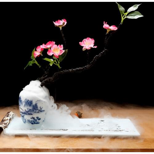 Creative Sushi small ornaments sesfood decoration flower tree dishes Hotel Restaurant shop sashimi dishes plate decoration plant