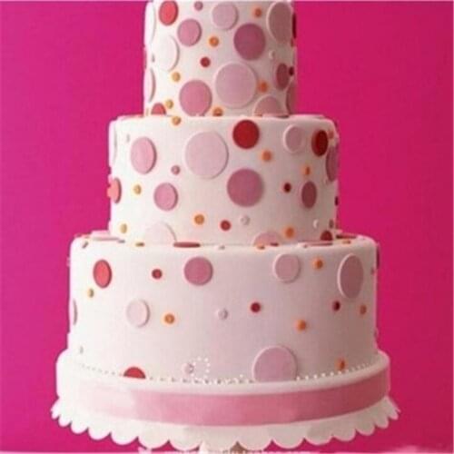 DIY Round 3pcs Liquid silicone mold Fondant baking tool cake mould cake decorating tools Valentines Easter