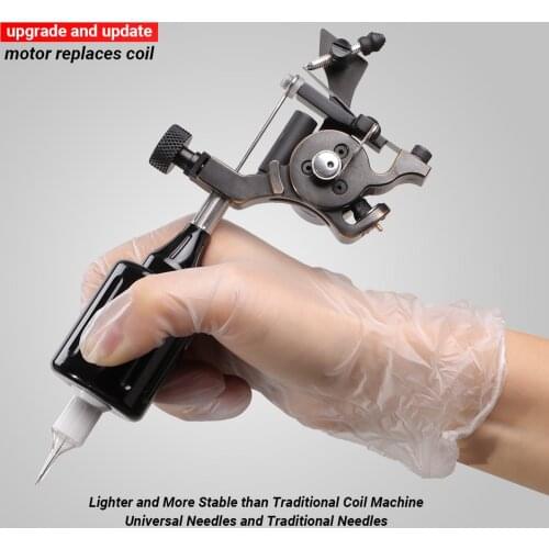 Hot Double-edged motor Germany Rotary Tattoo Machine Liner & Shader Permanent Makeup Tatoo Motor Gun Supply for Tattoo Artist
