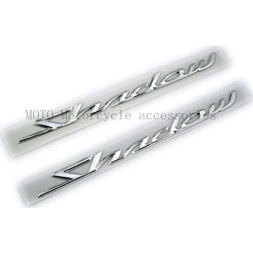 Motorcycle Decals 3D Gas Tank Decals Stickers Chrome Decal Sticker For Shadow Spirit Sabre Aero ACE VT750