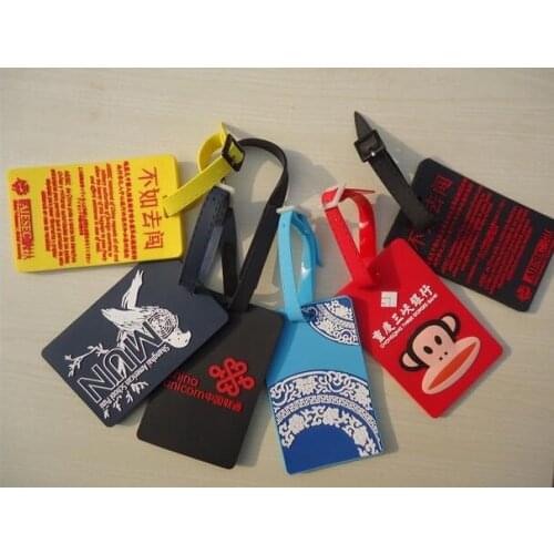 Wholesale 1000PCS/LOT Customized Link Travel Bag/ Luggage HangTag Customized Color Logo And Name