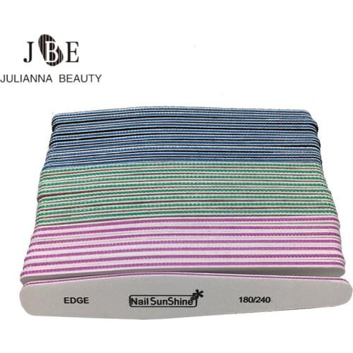 30Pcs Thick Nail File Sanding Buffer Block Washable Manicure Tool lime a ongle Nail Files Set 80/100/150/180/240 Grit