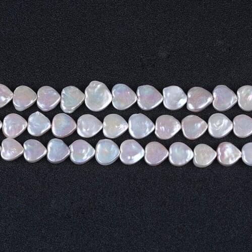 13*13mm heart shape pearl irregular shape pearl strand for making jewelry