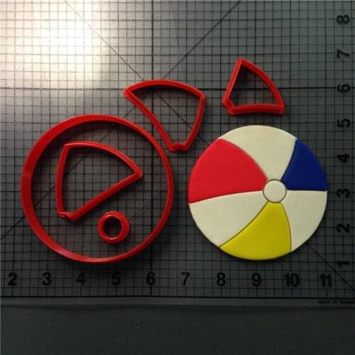 Beach Volleyball Cookie Cutter Kitchen Baking Supplies DIY Cake Icing Decoration Kit 3D Printed Custom Seal