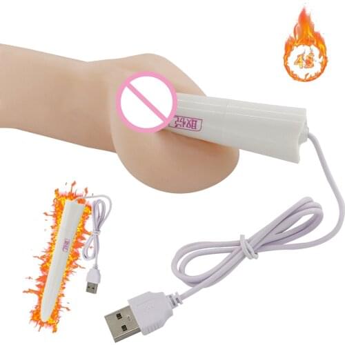 EXVOID USB Heating Rod Bar Vagina Warmer Torch Sex Toys for Couples Masturbator Warm Stick Smart Sex Shop Adult Products