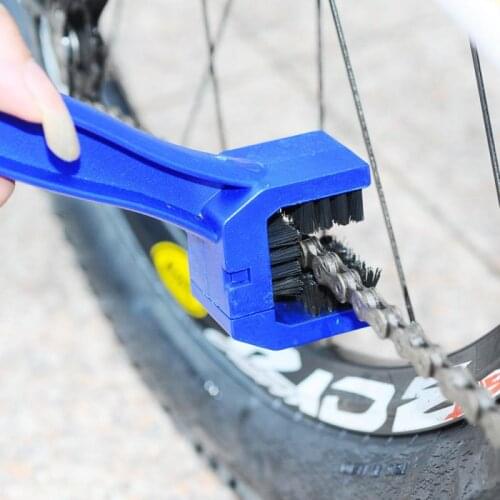 Plastic Cycling Motorcycle Bicycle Chain Clean Brush Gear Grunge Brush Cleaner Outdoor Cleaner Scrubber 25.5cmX6cmX3.2cm