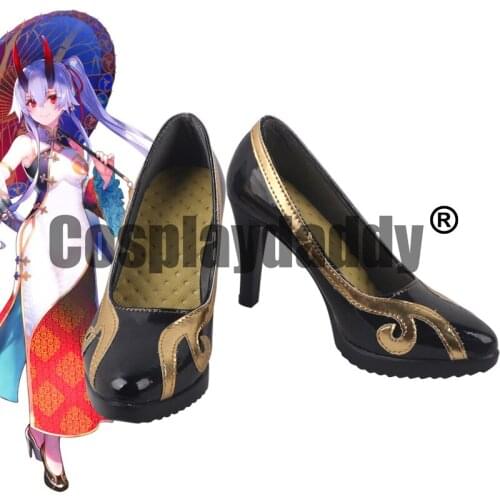 Fate/Grand Order Archer of Inferno Tomoe Gozen Heroic Spirit Traveling Ver. Cosplay Heels Pumps Shoes S008