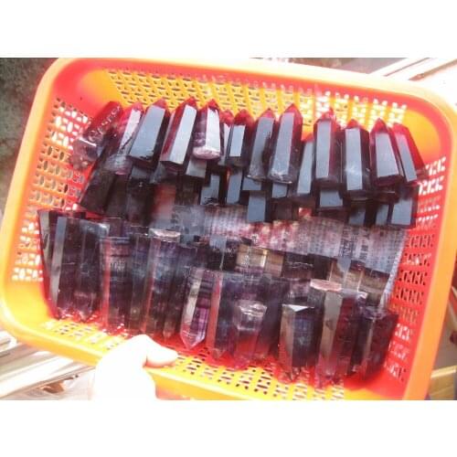 1000g(2.2lb) NATURAL Bright-coloured FLUORITE CRYSTAL POINT HEALING WHOLESALES