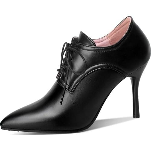 Super High Stiletto Lace-Up Red High Heel Boots Pointed Red Super High Heel Womens Shoes Autumn Office Breathable white Shoes