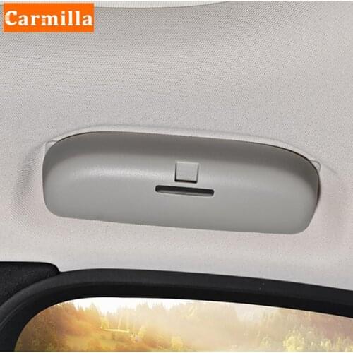 Carmilla Upgrade New Car Sunglasses Holder Glasses Case for Toyota Highlander 2013 - 2021 Interior Sunglasses Case Holder Box