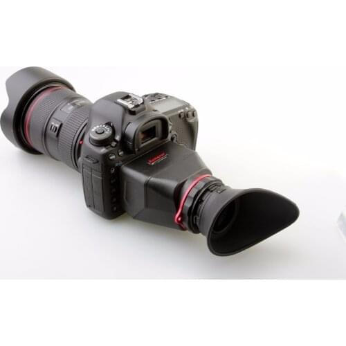 For Canon 5D Mark II 5D2 7D LCD screen adjustable magnification viewfinder goggles for Nikon D90, D700 DSLR Cameras