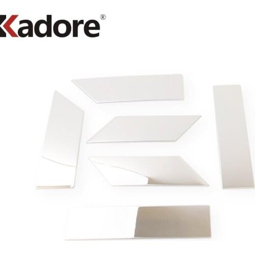 Car Accessories Decoration For Ford Kuga Escape 2020 2021 Stainless Steel Chrome Front Bumper Grille Trim Sticker