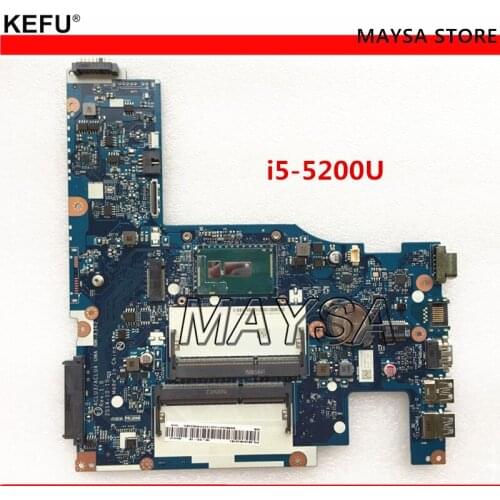 KEFU For Lenovo G50-80 Laptop Motherboard With i5-5200U 2.2GHz CPU 5B20H54816 ACLU3/ACLU4 UMA NM-A362 100% Tested Fast Ship