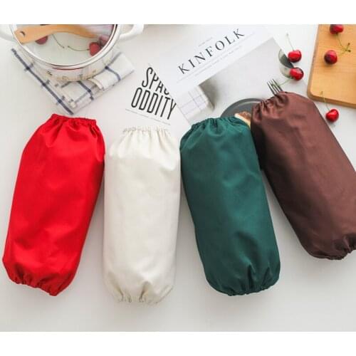 Overalls coat apron home kitchen women cooking fashion cute Japanese Korean version long-sleeved waterproof and oil-proof adults