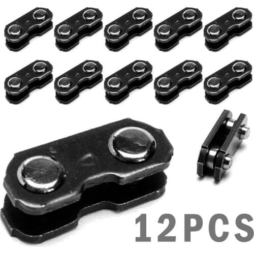 12PCS 3/8 Chainsaw Chain Links Kit spare parts For Oregon Type#72#73 Repair Preset Straps 050-058 Repair Tool parts Replacement
