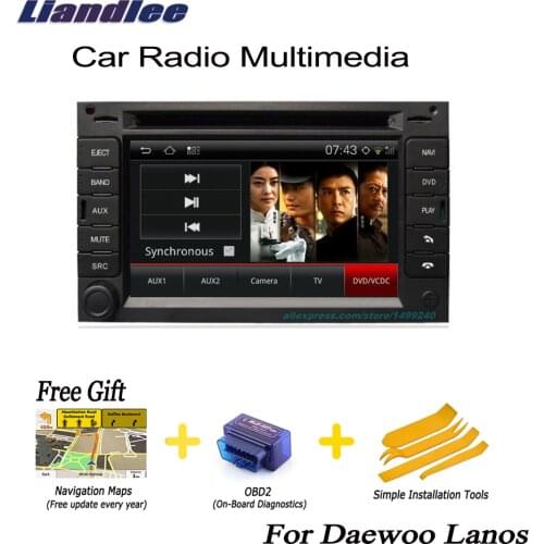 Liandlee For Daewoo Lanos 1997~2002 2 Din Car Android Navi Navigation GPS Radio TV CD DVD Player Audio Video Stereo Medai OBD2