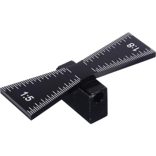Dovetail Marking Gauge Aluminum Woodworking Dovetail Marker Marking Gauge For Hardwood & Softwood Carpenter Tools