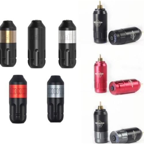 Professional Mini Rotary Tattoo Machine Short Pen Swiss Motor Strong Quiet With Wireless Tattoo Power For Tattoo