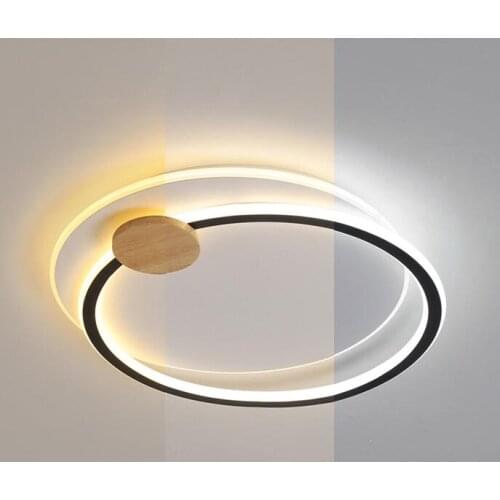 New creative round led ceiling lamp modern simple bedroom lamp personalized lighting living room lamp