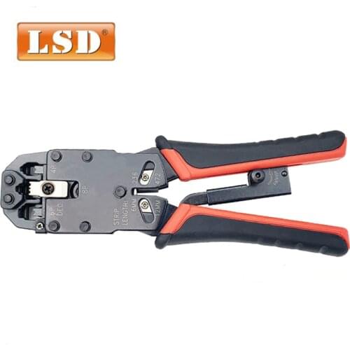 Network crimper crimping plier LT-2008R RJ45/RJ11 8P/6P ethernet rj45 crimping tool Ethernet RJ45 Crimper Stripper pliers