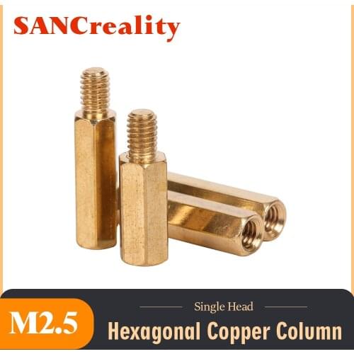 Single Head Hexagonal Copper Column M2 M2.5 M3 M4 Hex Nut Standoff Pillar M-F-F Male-Female Female Spacer PCB Board Motherboard
