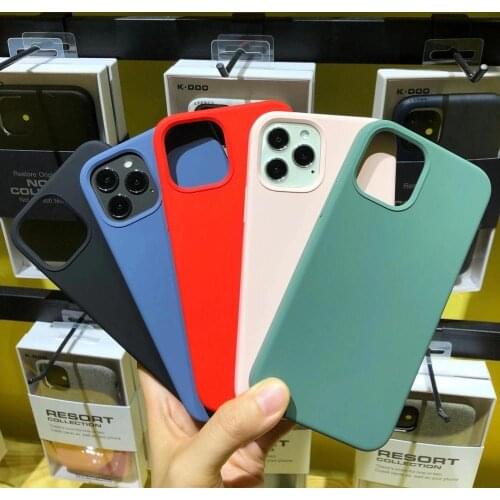 Food Safety Level Liquid Silica Gel Case For iPhone12 Case For iPhone 12 Pro Max Colorful Silicone Cover For iPhone12 mini