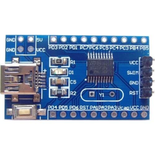 STM8S103F3P6 STM8 core board development board