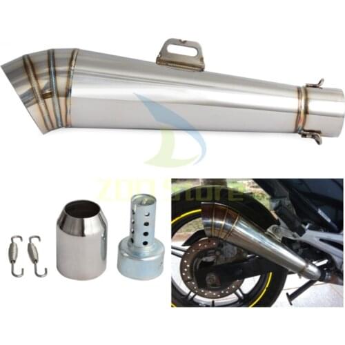 51MM Universal Motorcycle Exhaust Pipe Motorcross Muffler For Yoshimura BMW S1000RR YZF MT09 NMAX155 Honda Kawasaki Z900 Z800 GP
