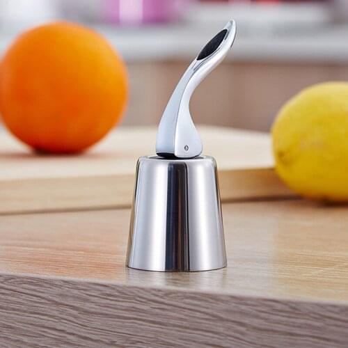 Stainless Steel Wine Stopper Metal Cork Fresh-keeping Wine Cork Stopper & Pours Barware Tools