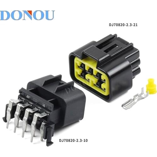 1set 8-pin header PCB soldering board connector car waterproof connector male and female terminals DJ70820-2.3-10/21