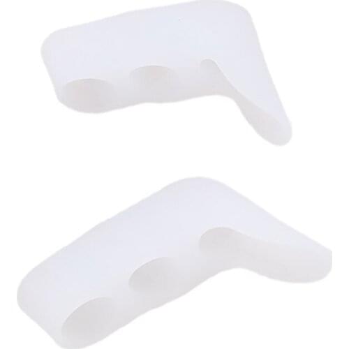 1Pair Little/Pinky Toe Valgus Corrector Gel Wrap Separators Bunion Straighteners