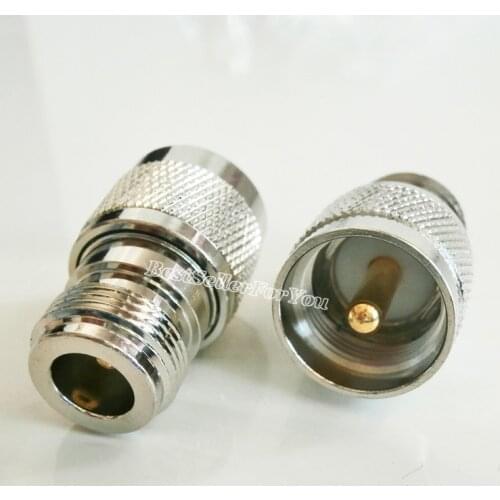 1Pcs UHF PL259 PL-259 Male Plug to N Type Female Jack RF Connector Adapter
