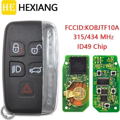 HE Xiang Car Remote Key For Land Rover Discovry 4 Range Rover Sport Evoque Freelander ID49 Chip 315Mhz 434Mhz Keyless Entry Key