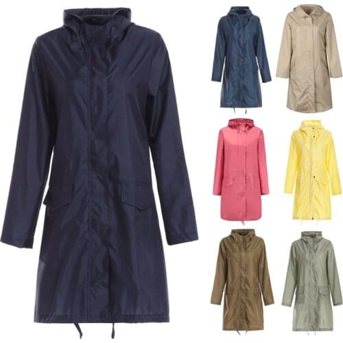 Long Raincoat Women Men Waterproof hood Rain Coat Ponchos Jacket cloak Female Chubasqueros Impermeables Mujer